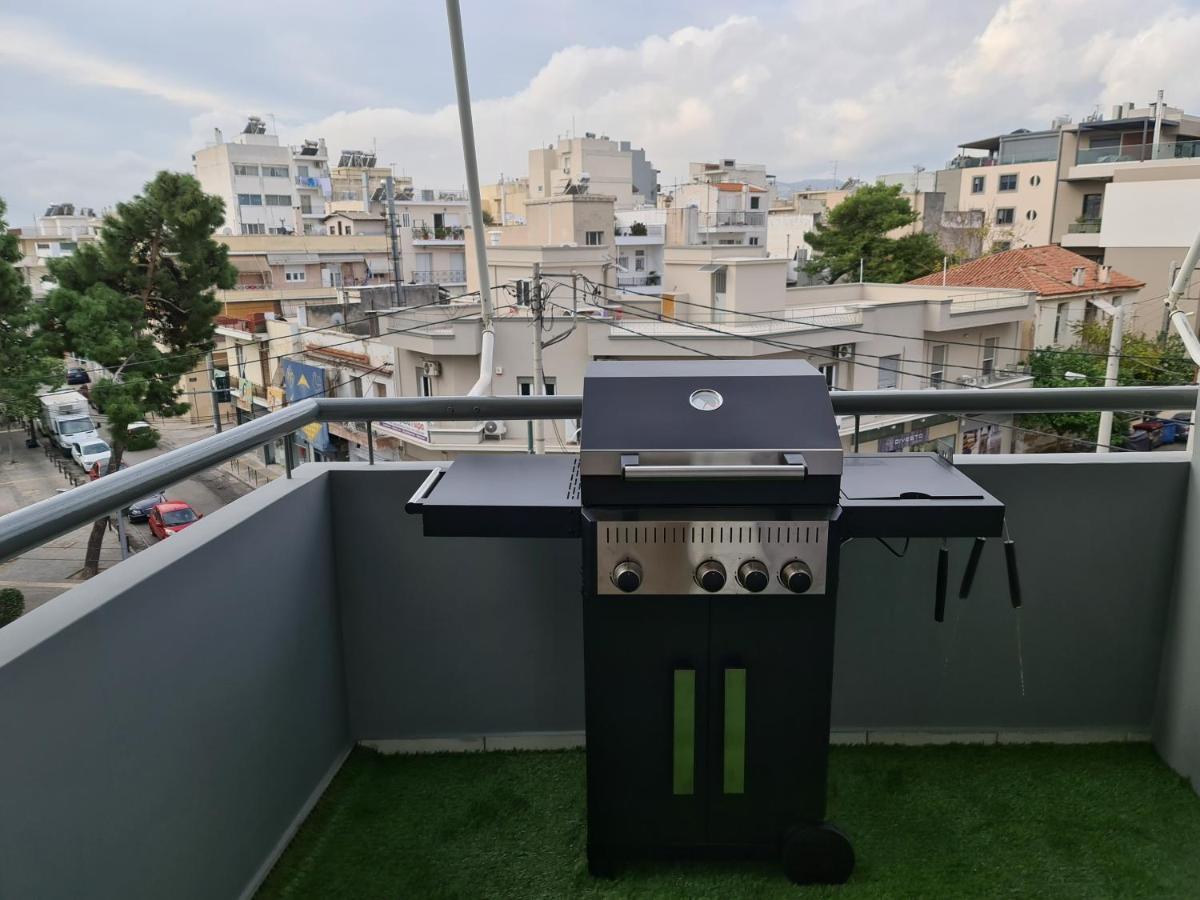 Sunny Home Private Jacuzzi Hydromassage Acropolis & Lycabettus Far View Parking 300M Metro Peristeri Афины Экстерьер фото