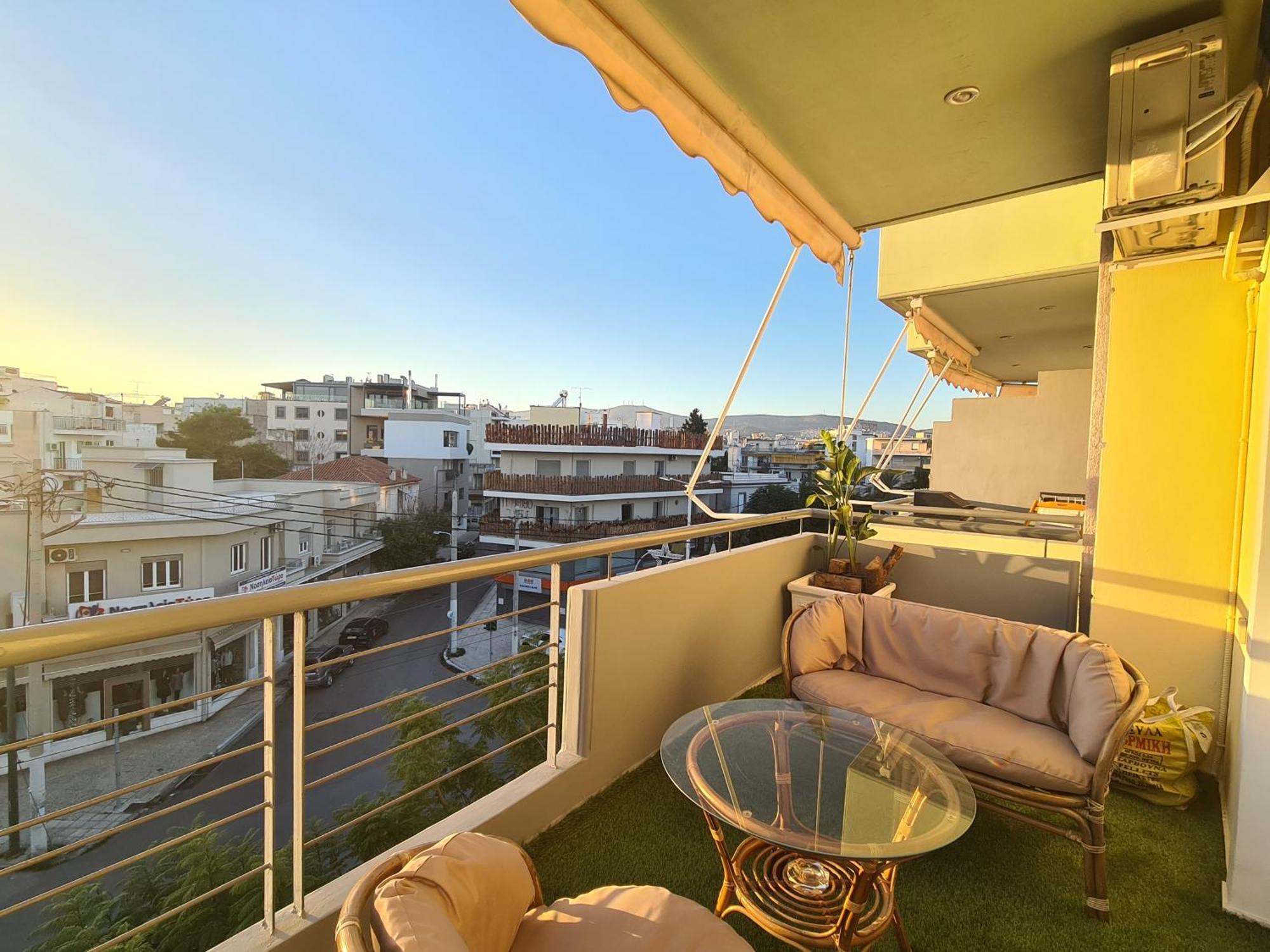 Sunny Home Private Jacuzzi Hydromassage Acropolis & Lycabettus Far View Parking 300M Metro Peristeri Афины Экстерьер фото