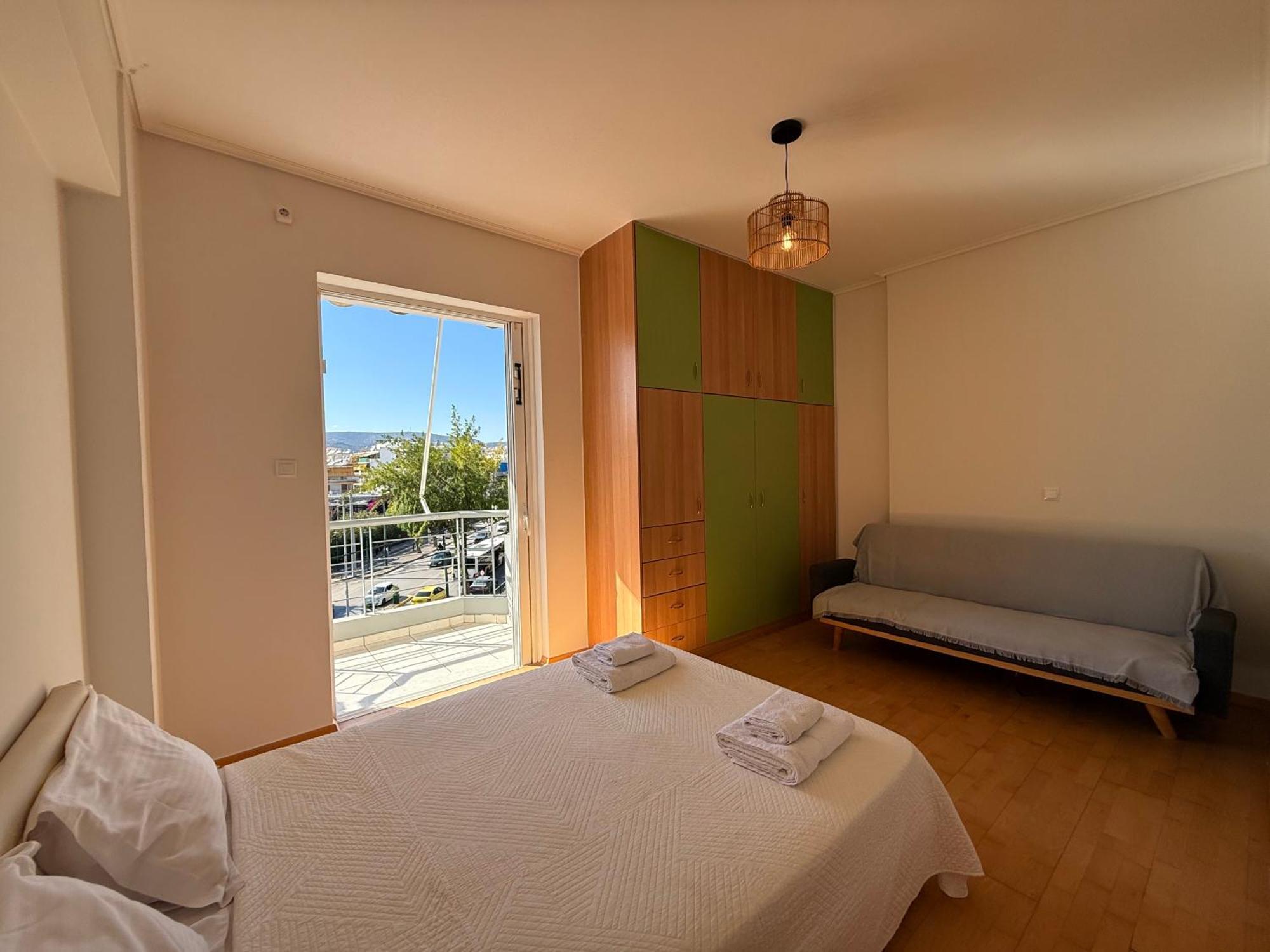 Sunny Home Private Jacuzzi Hydromassage Acropolis & Lycabettus Far View Parking 300M Metro Peristeri Афины Экстерьер фото