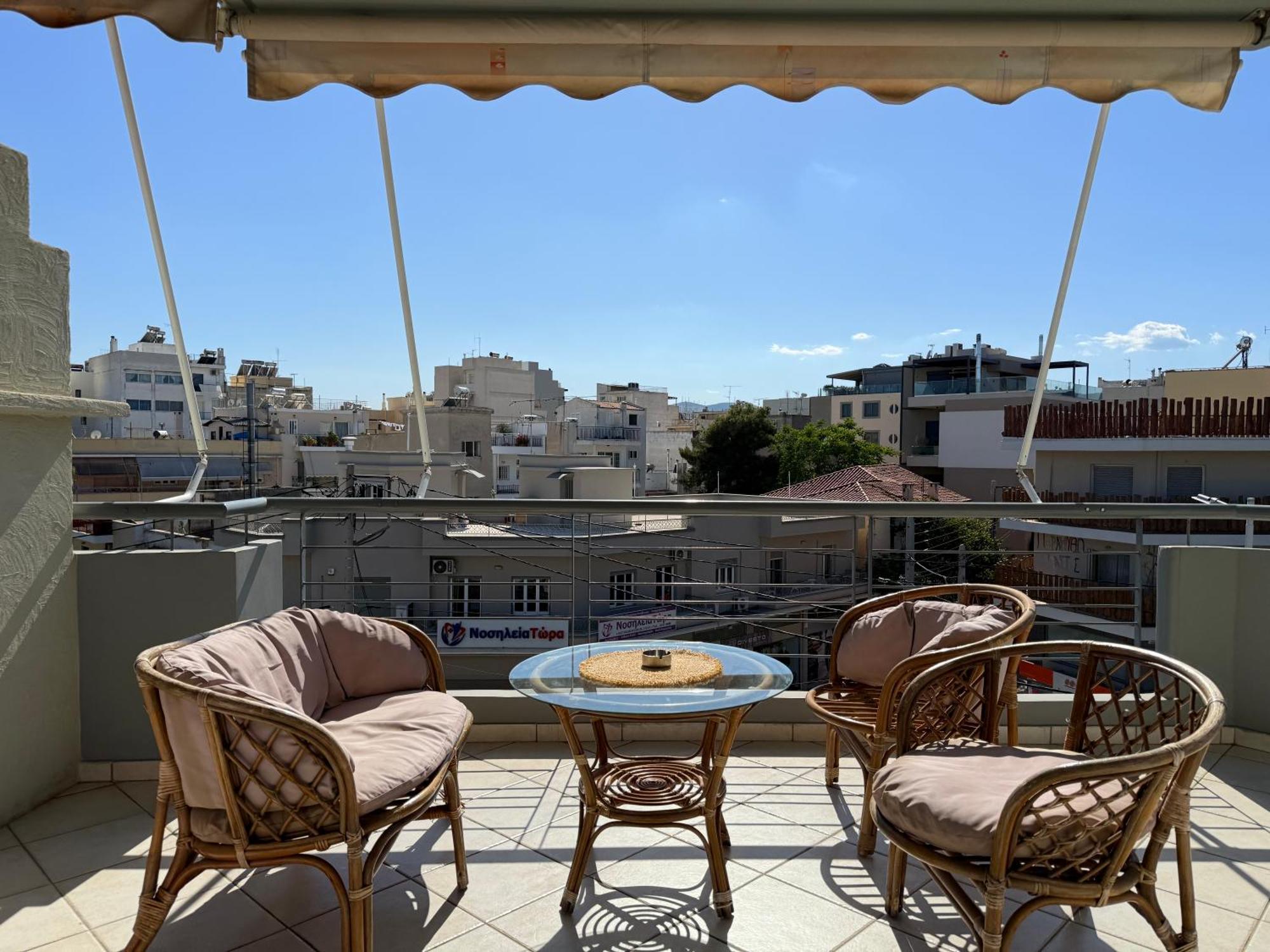 Sunny Home Private Jacuzzi Hydromassage Acropolis & Lycabettus Far View Parking 300M Metro Peristeri Афины Экстерьер фото