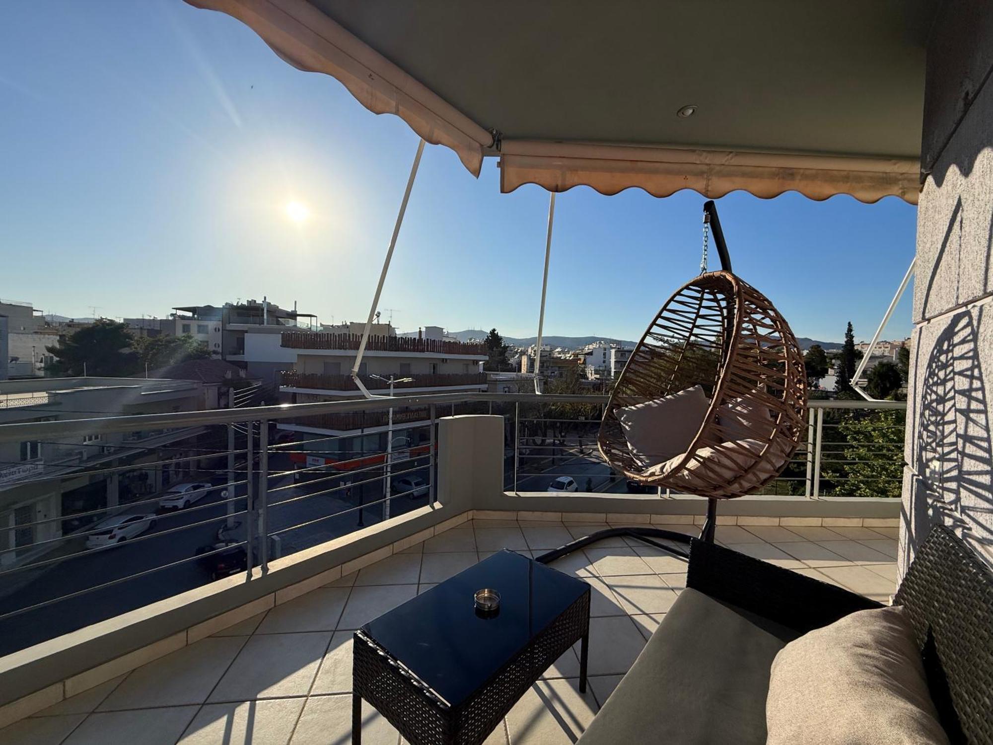 Sunny Home Private Jacuzzi Hydromassage Acropolis & Lycabettus Far View Parking 300M Metro Peristeri Афины Экстерьер фото