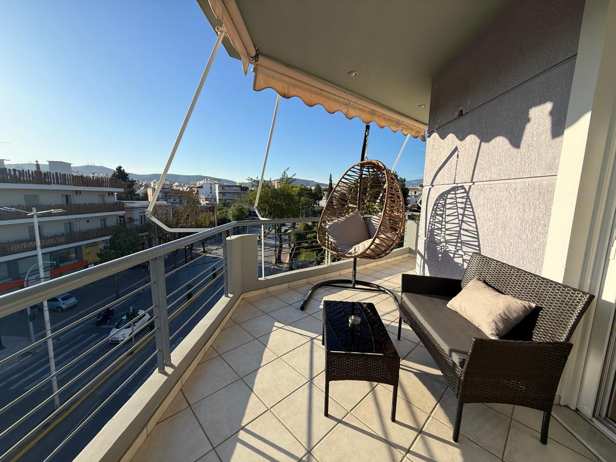 Sunny Home Private Jacuzzi Hydromassage Acropolis & Lycabettus Far View Parking 300M Metro Peristeri Афины Экстерьер фото