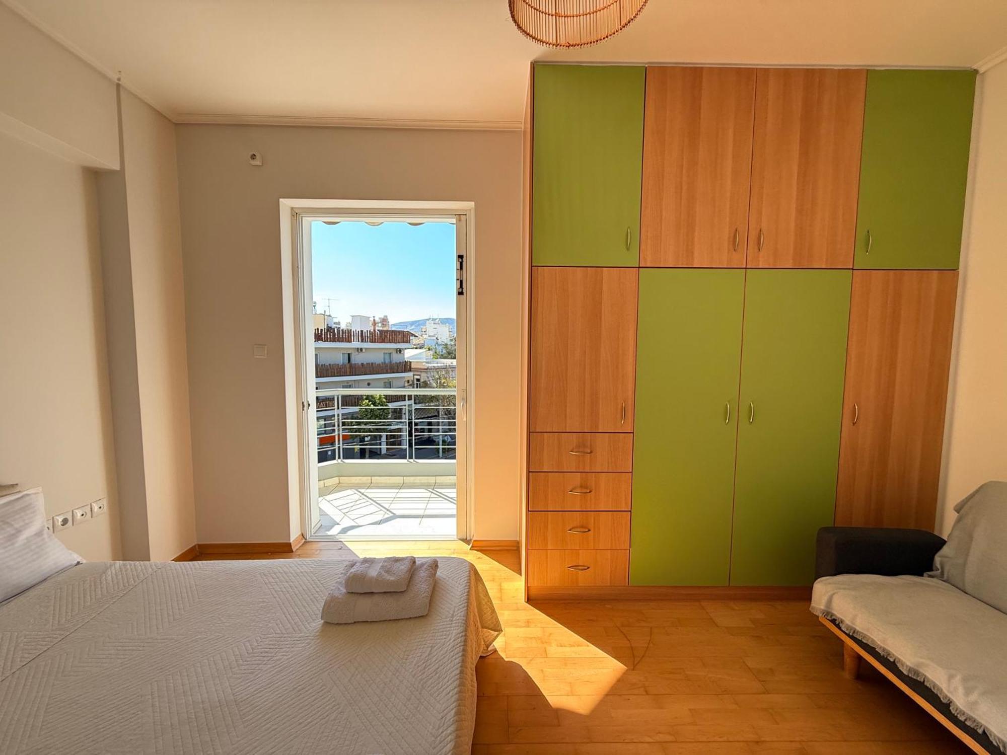 Sunny Home Private Jacuzzi Hydromassage Acropolis & Lycabettus Far View Parking 300M Metro Peristeri Афины Экстерьер фото